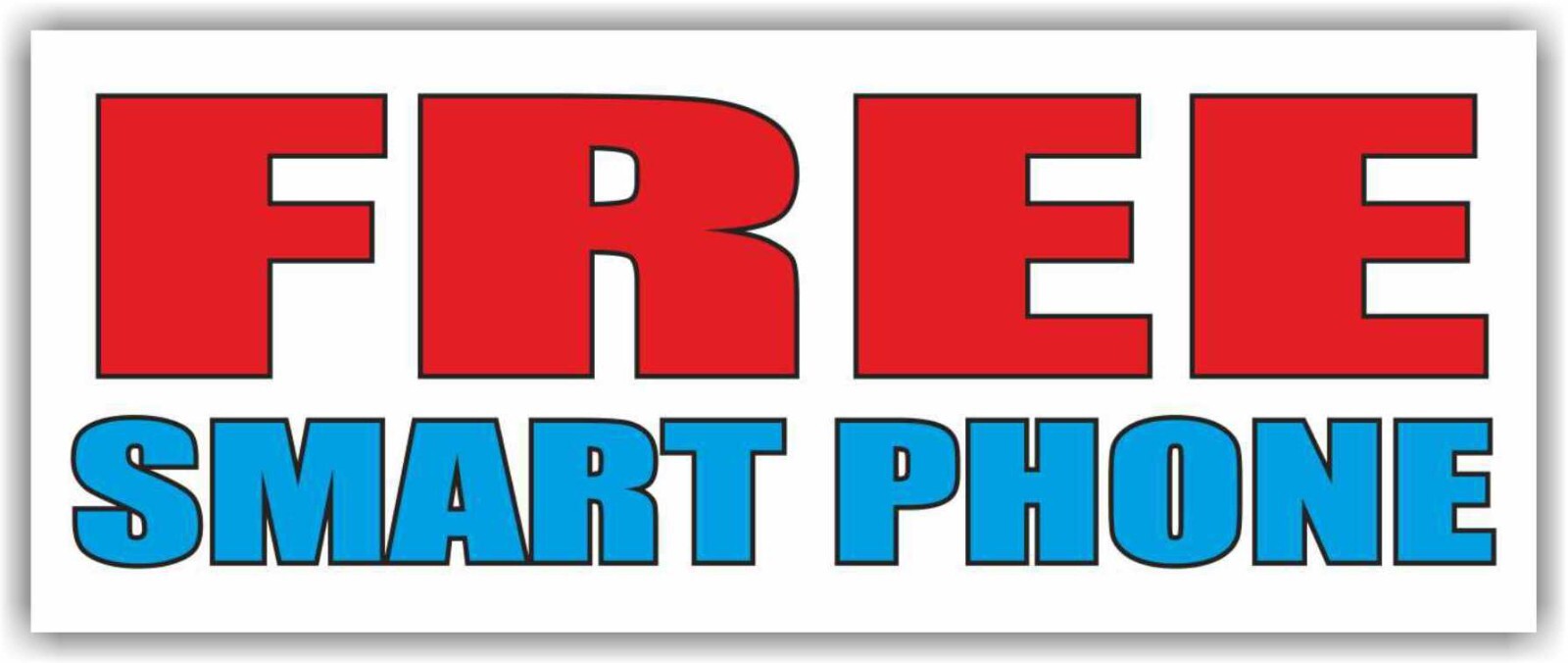 FREE SMARTPHONE Advertising Banner Vinyl Mesh Sign computer Cell Phones Repair