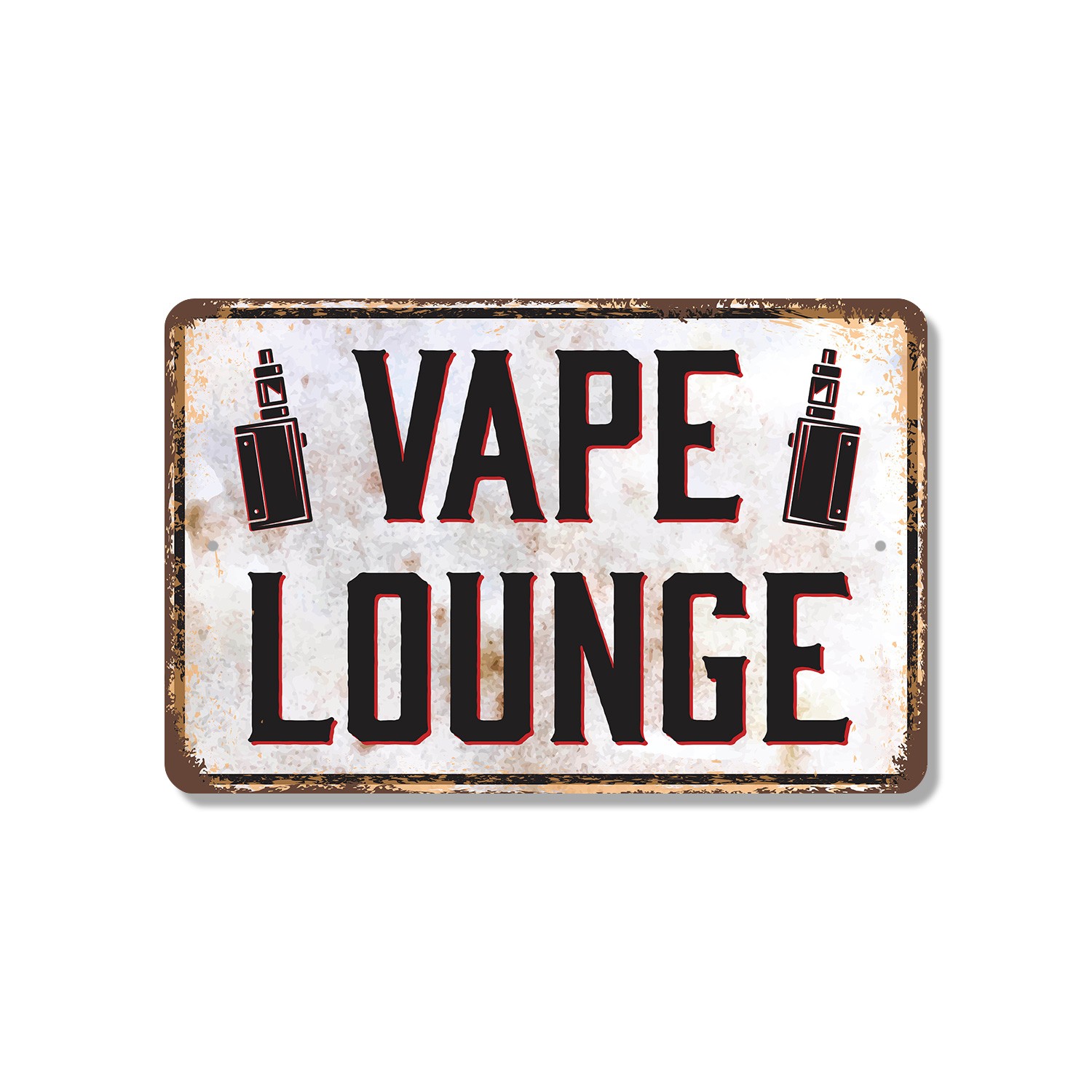 Vape Lounge Sign Clouds Welcome Chill Here Durable Perfect for Dens Studios