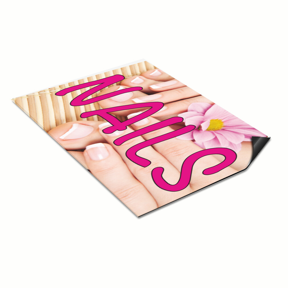 Car Magnet Set of 2 Nails Outdoor Advertising Printing G Industrial Sign