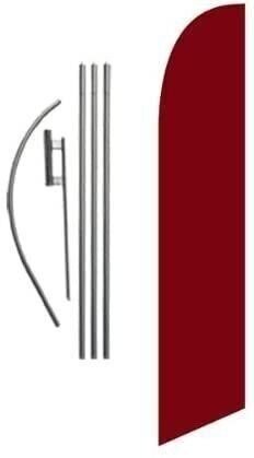 Solid Colored Feather Banner Flag Kit w/Spike