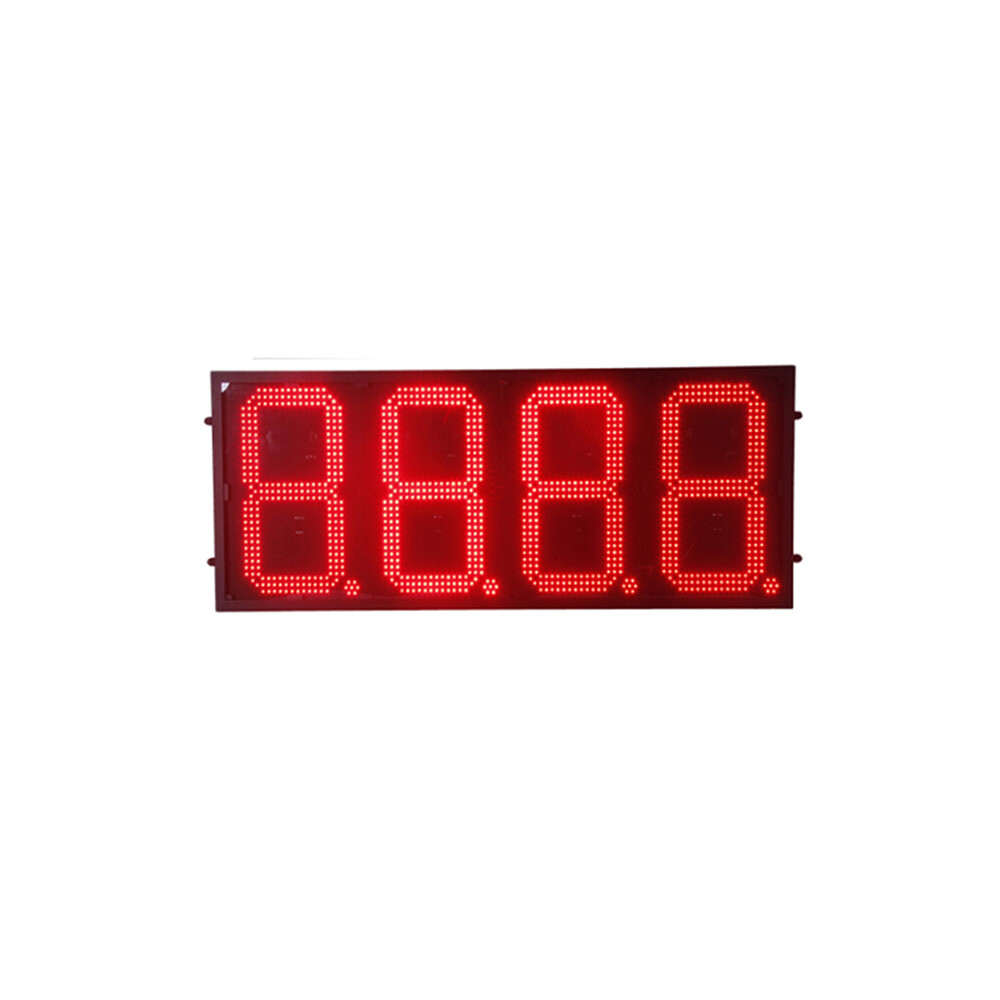 16″ LED Gas Station Motel Price Sign Electronic Fuel Price Sign Red Color 8888