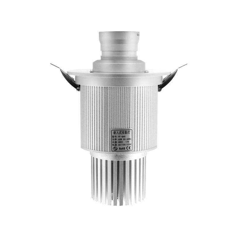 15W-110W LED Custom Image Embedded GOBO Logo Projector Rotation Indoor Lighting