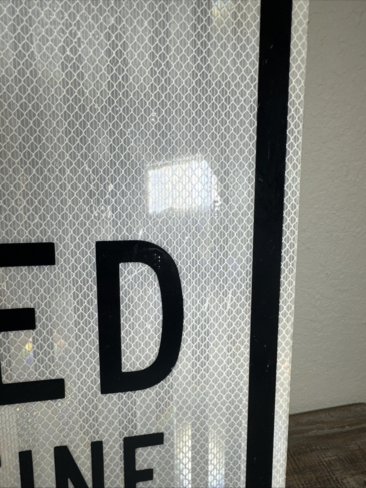 Cell Phone Use Prohibited Up To $200 Fine Aluminum Sign 24×18