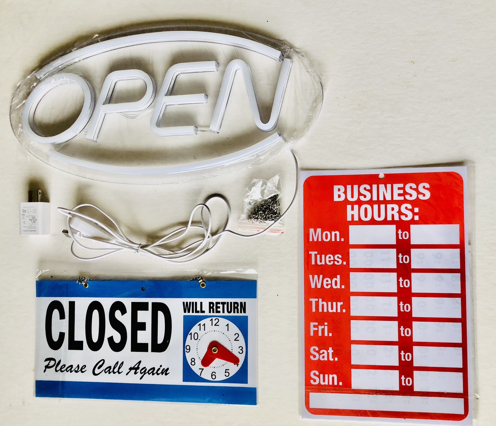 one OPEN Business Sign Neon Sign Colorful LED Store Shop Advertising Sign Light