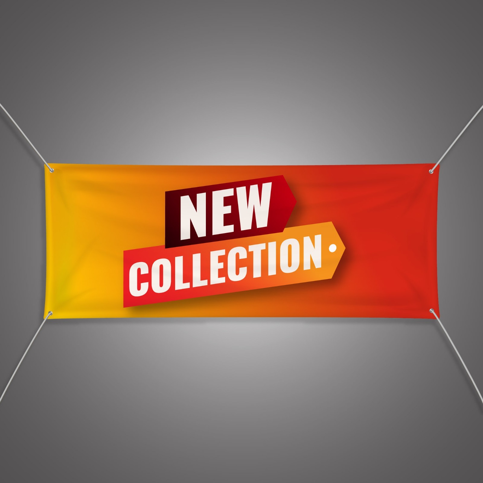 New Collection Banner 13oz Vinyl | Ready-Made Indoor Outdoor Business Sign