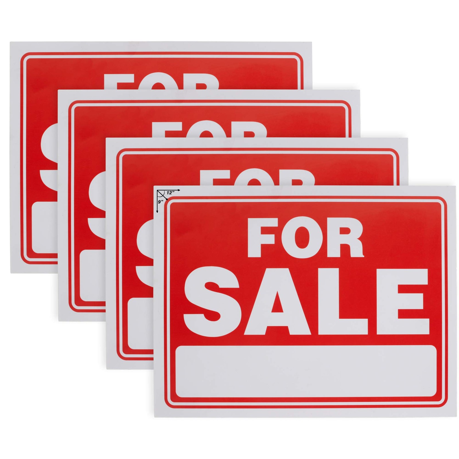 Ram-Pro 9″ X 12″ Sale Sign for Car and Auto Sales (4 Pack)