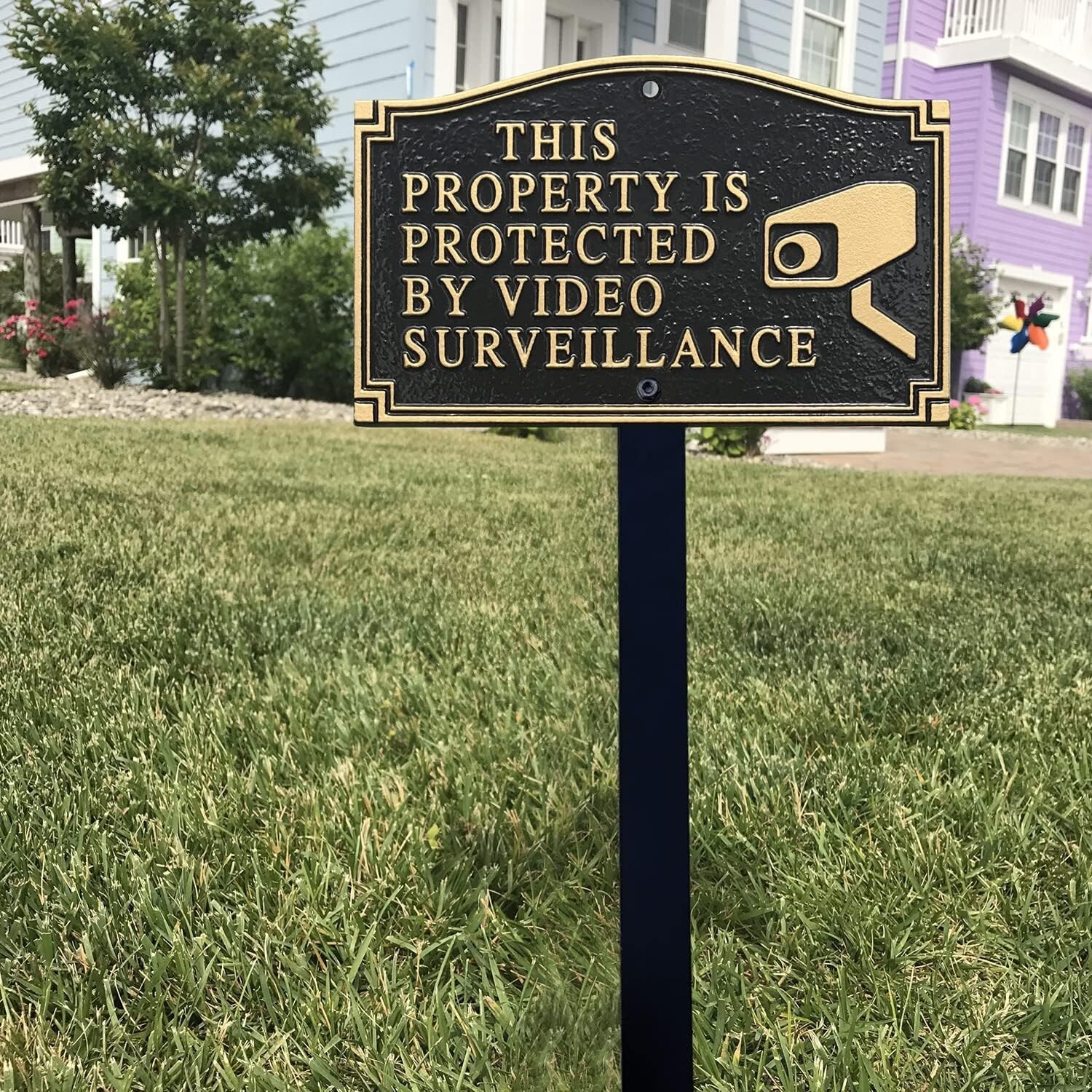 5.75 x 9.5 inch “This Property Is Protected By Video Surveillance” GardenBoss…