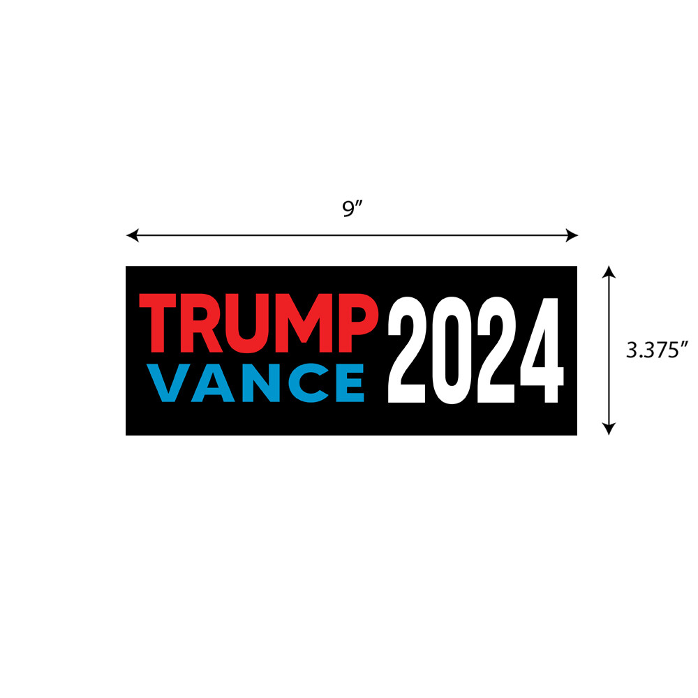 TRUMP VANCE 2024 MAGA Bumper Sticker Decal Graphic Election BS0553