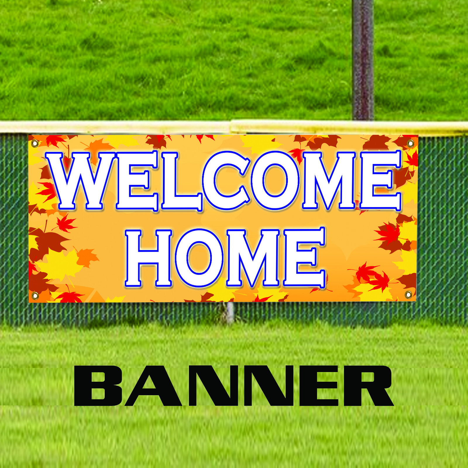 Welcome Home Vinyl Banner Apartment House Home Advertising/Decoration Banner
