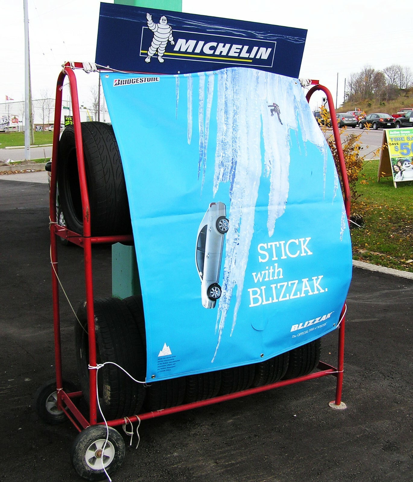 Banner 26×48 advertising for business & fun / one side print / full colour print