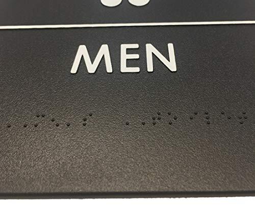 Made – Men’s and Women’s Restroom Signs ADA-Compliant Bathroom Door Signs for…