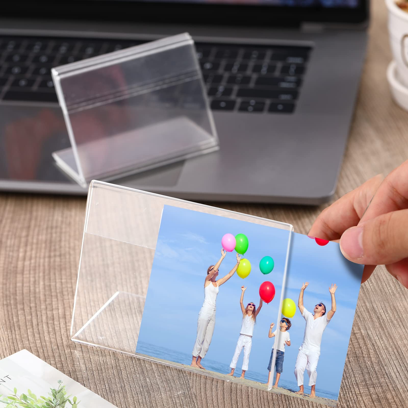Teling 12 Pcs 3.5 x 5 Inch Acrylic Picture Frame x 5 inches, transparent