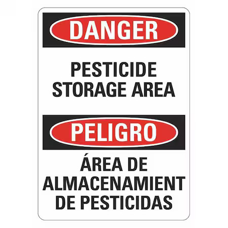 Lyle Lcu4-0753-Np_10X14 Facility Sign, 14 In Height, 10 In Width, Plastic,