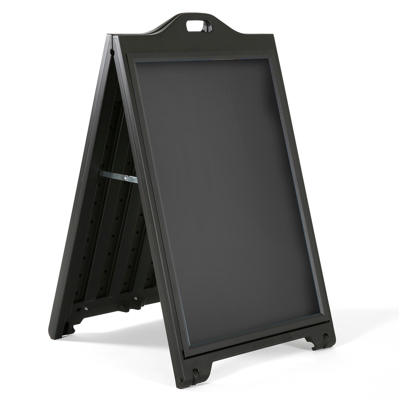 Black Double-Sided Sidewalk A-Frame Sign w/ Protective Lens 24″ x 36″