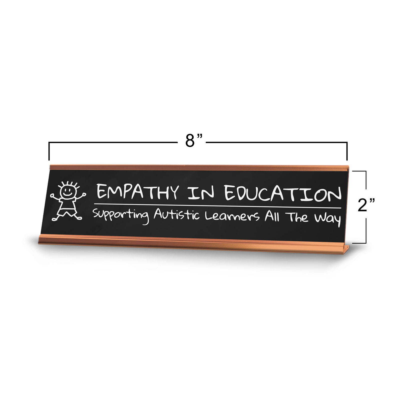Empathy in Education, Supporting Autistic Learners All The Way Rose Gold Frame