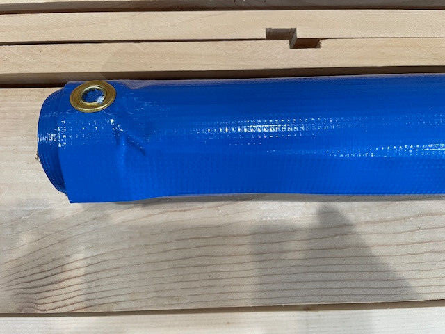 EnduraMax Blank (Green or Blue) Banner with Grommets, Heat fused seams 10-13 oz