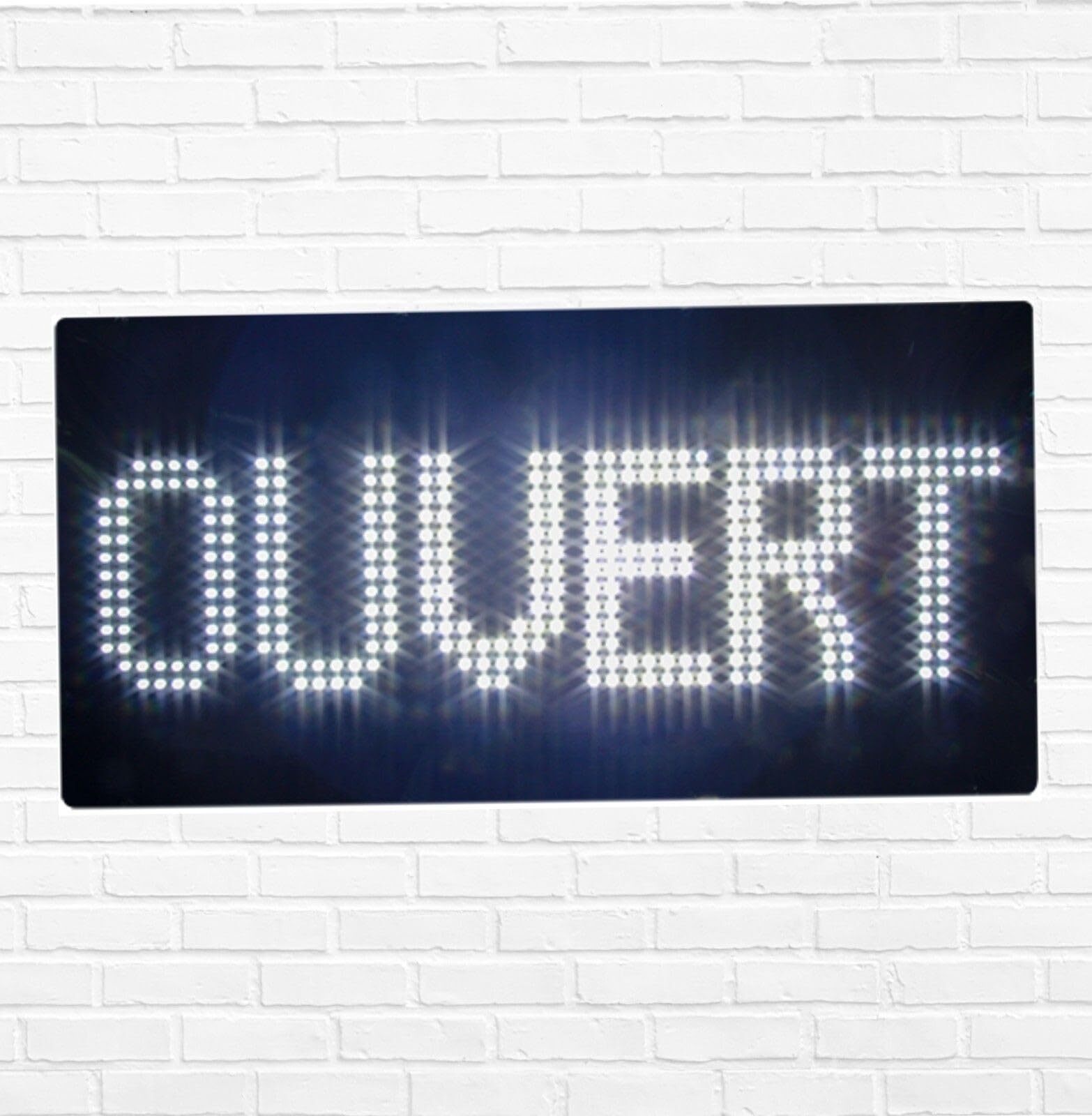 LED Ouvert Sign for Retail Business Displays | Light Up Sign | 12″H x 24″W x 2″D