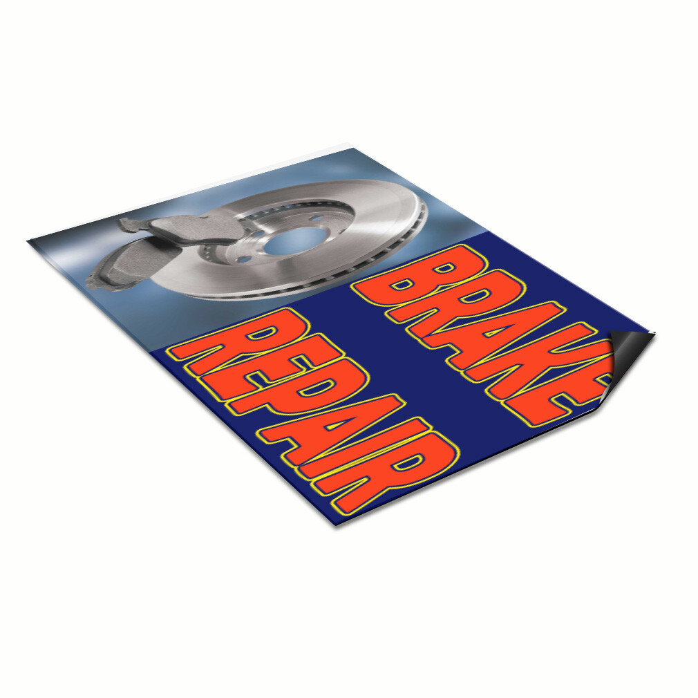 Car Magnet Set of 2 Alignment Car Body Shop Repair Business Industrial Sign