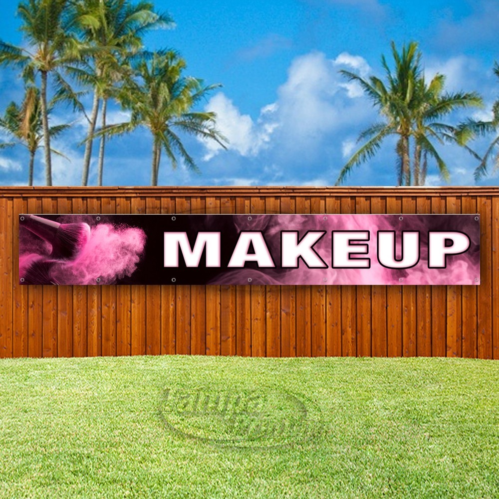 MAKEUP Advertising Fashion Beauty Supplies Vinyl Banner Flag Sign USA XL02223