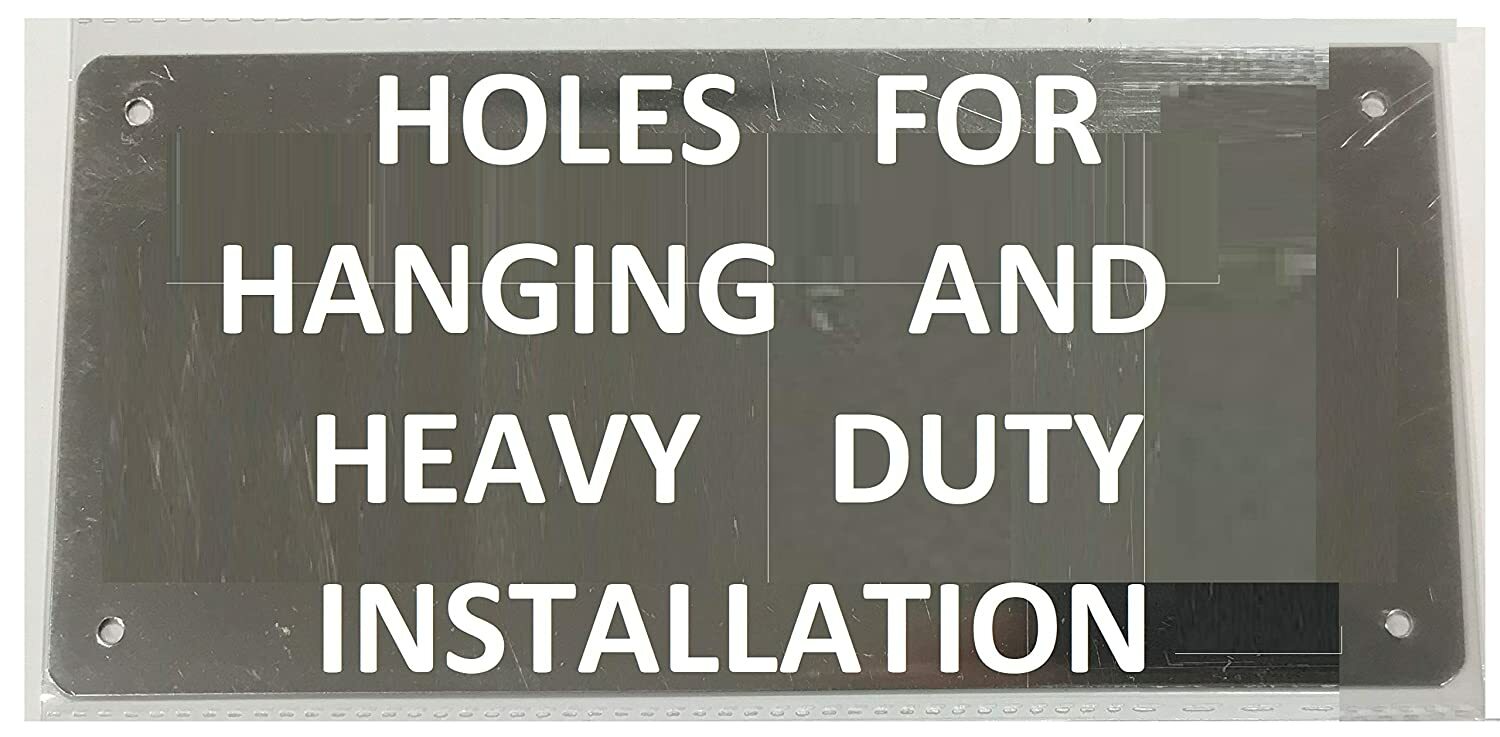 FDC Sign (Reflective !, Rust Free-Aluminium, White, 6X12)