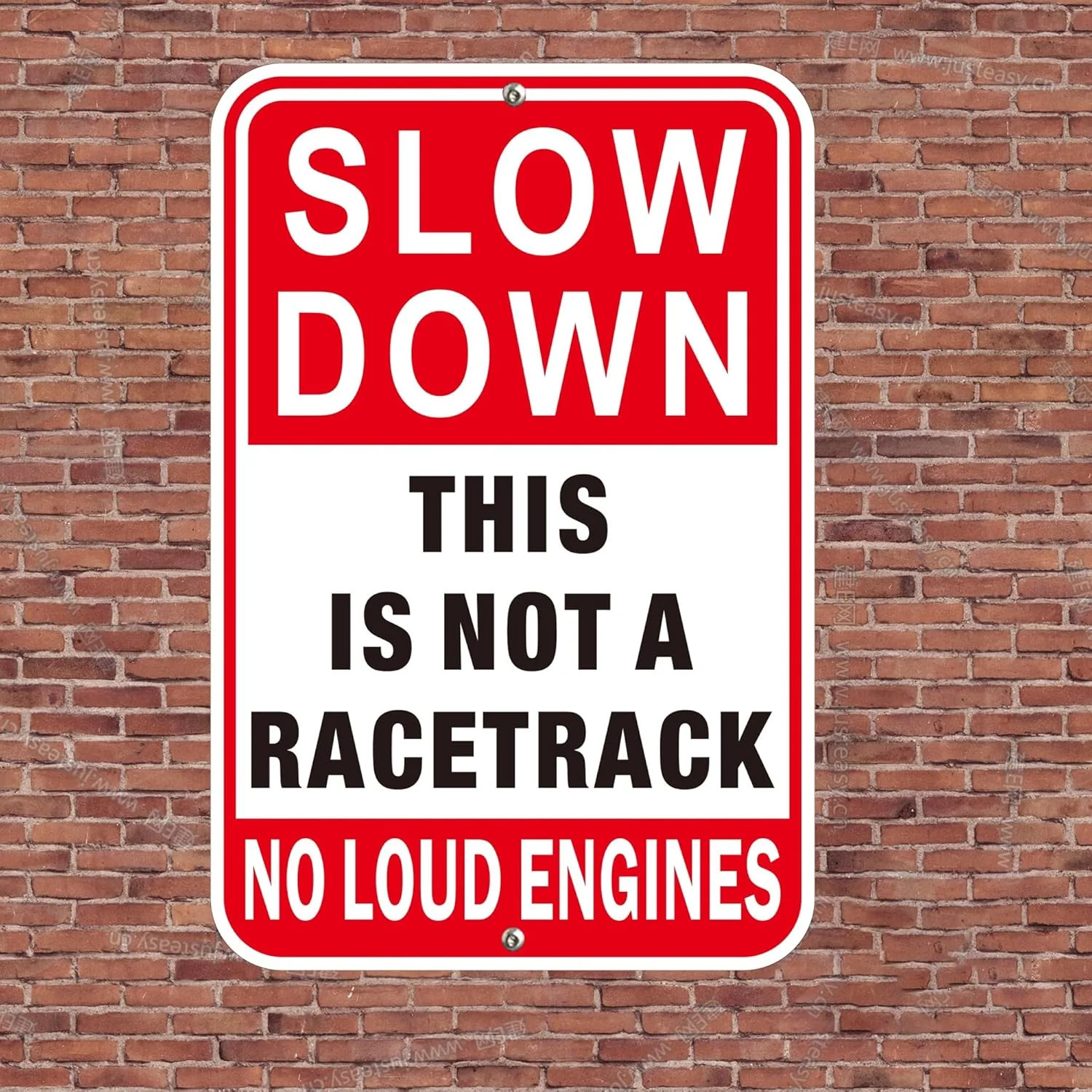 2Pack Slow Down Sign, 18″x12″ Speed Bumps Ahead safety Signs, Rust Free Reflecti