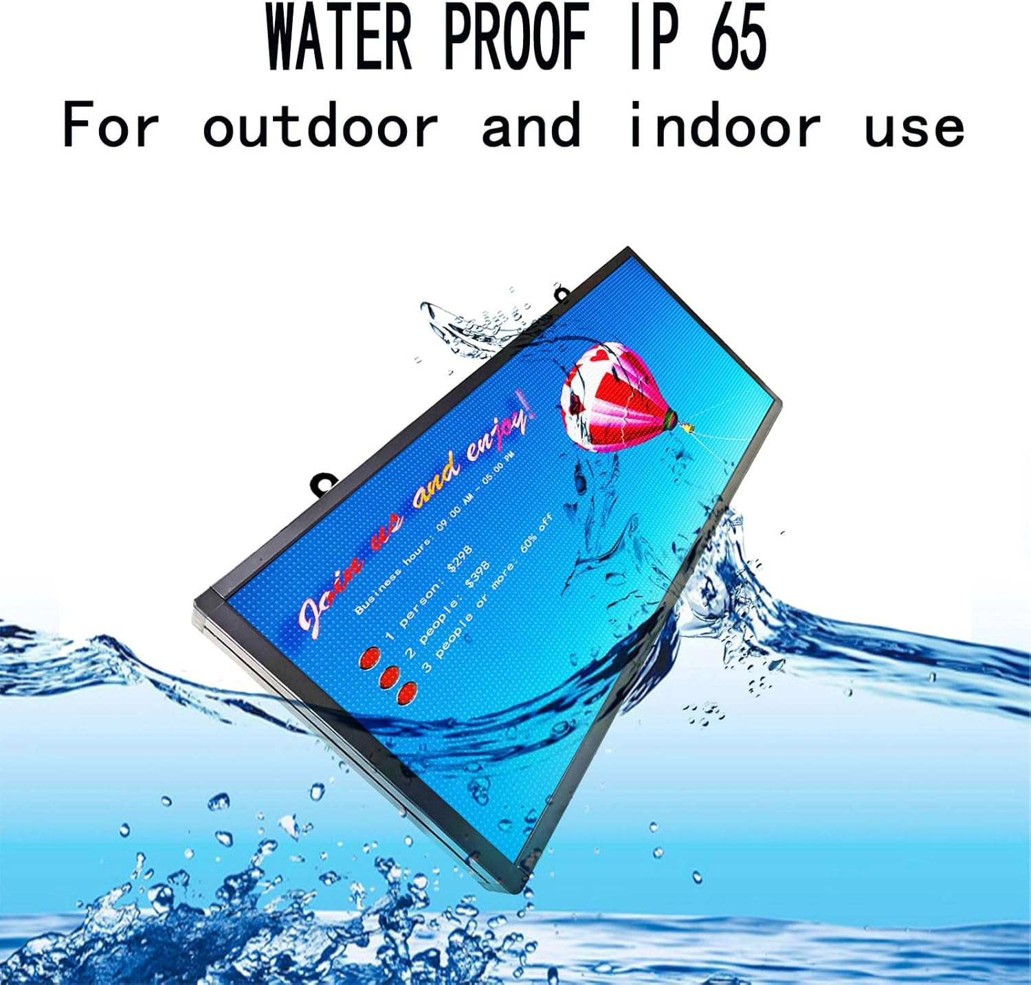 P6 Outdoor Led Signs Scrolling Programmable, Digital Sign Board Waterproof High