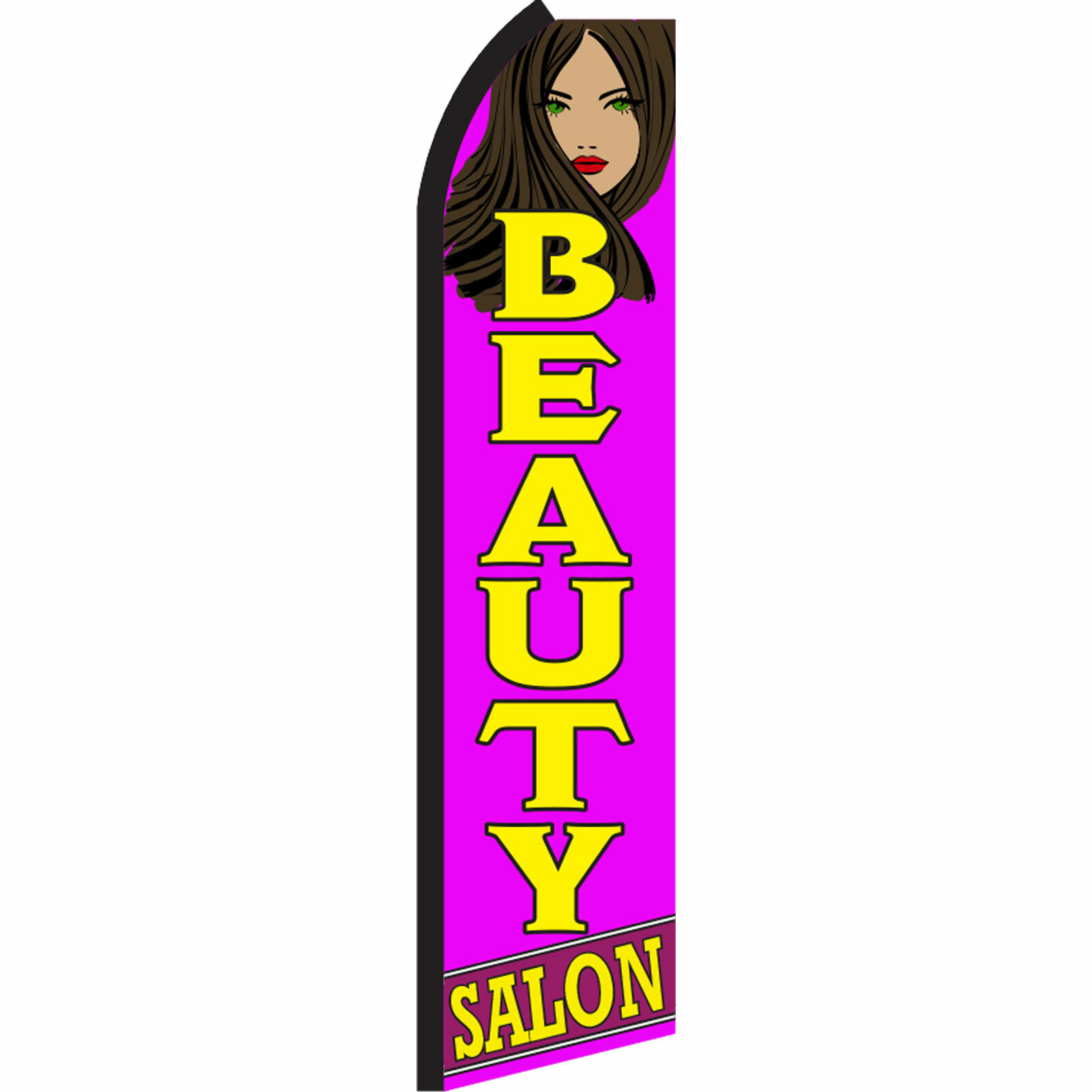 Beauty Salon Flag Flutter Feather Banner Swooper