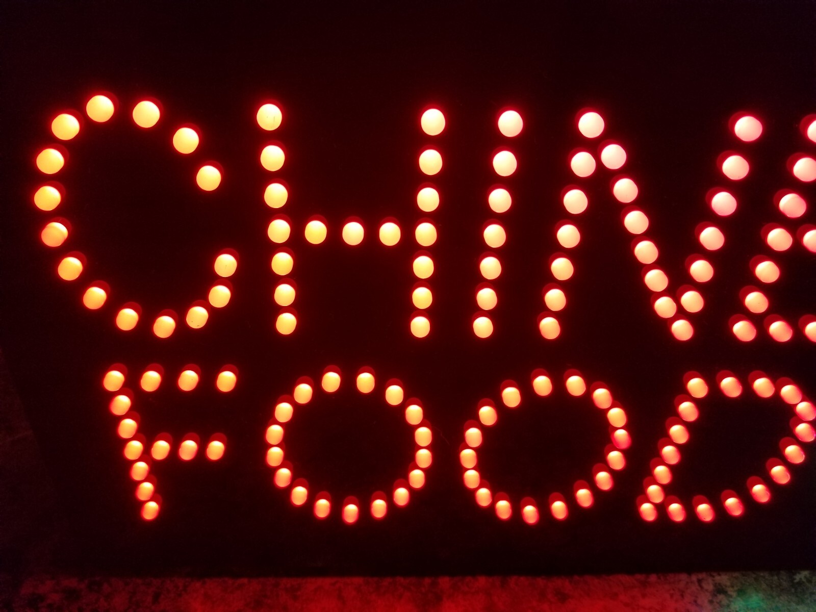 TOPKING SIGNS CHINESE FOOD LED NEON FLORESCENT DISPLAY BILLBOARD GRAND OPENING