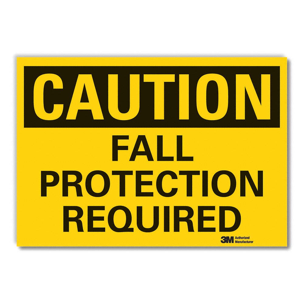 LYLE LCU3-0292-ED_10x7 Caution Sign,7inx10in,Non-PVC Polymer 456C02
