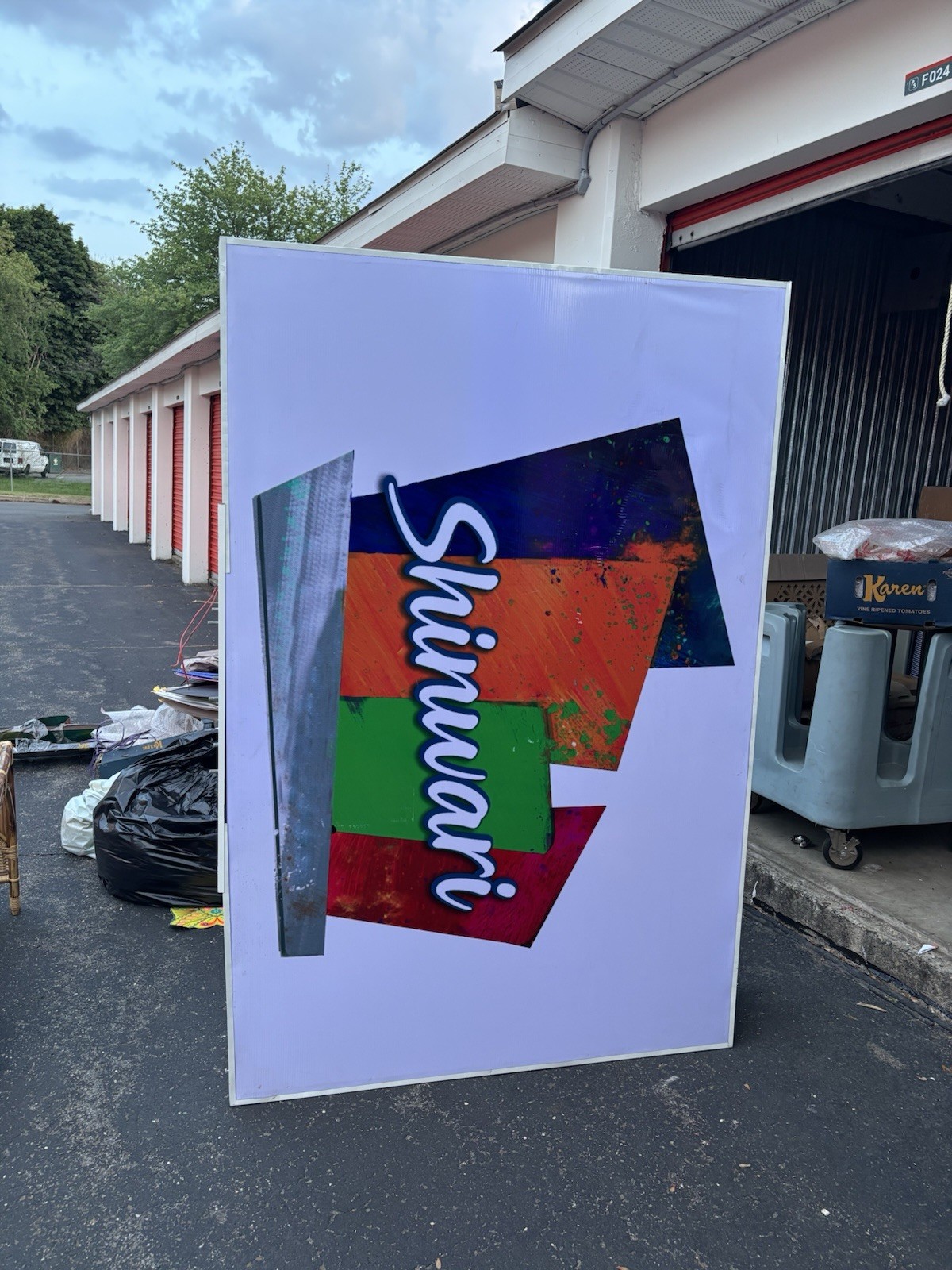 Exterior Sign Panel with changeable Graphic Wall/Store Business Sign. 6ft X 4ft