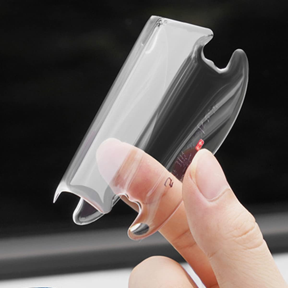 12 pegatinas protectoras antiarañazos para manija de puerta de coche.