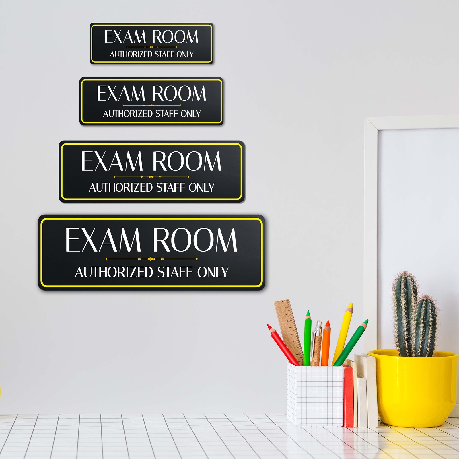 Standard Plus Exam Room – Authorized Staff Only Wall or Door Sign