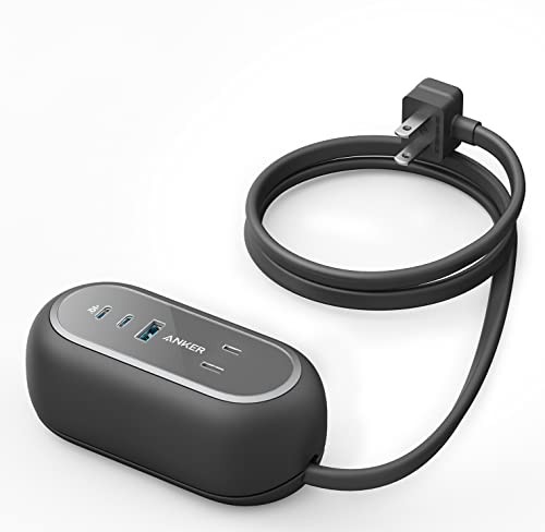 Anker 615 USB Power Strip GaNPrime 65W USB Tap Power Tap Extension Cord Black