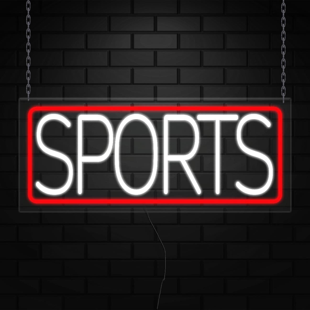 Sports Neon Sign for Retail Displays | LED Flex Neon | 24″W x 10″H x 1″D