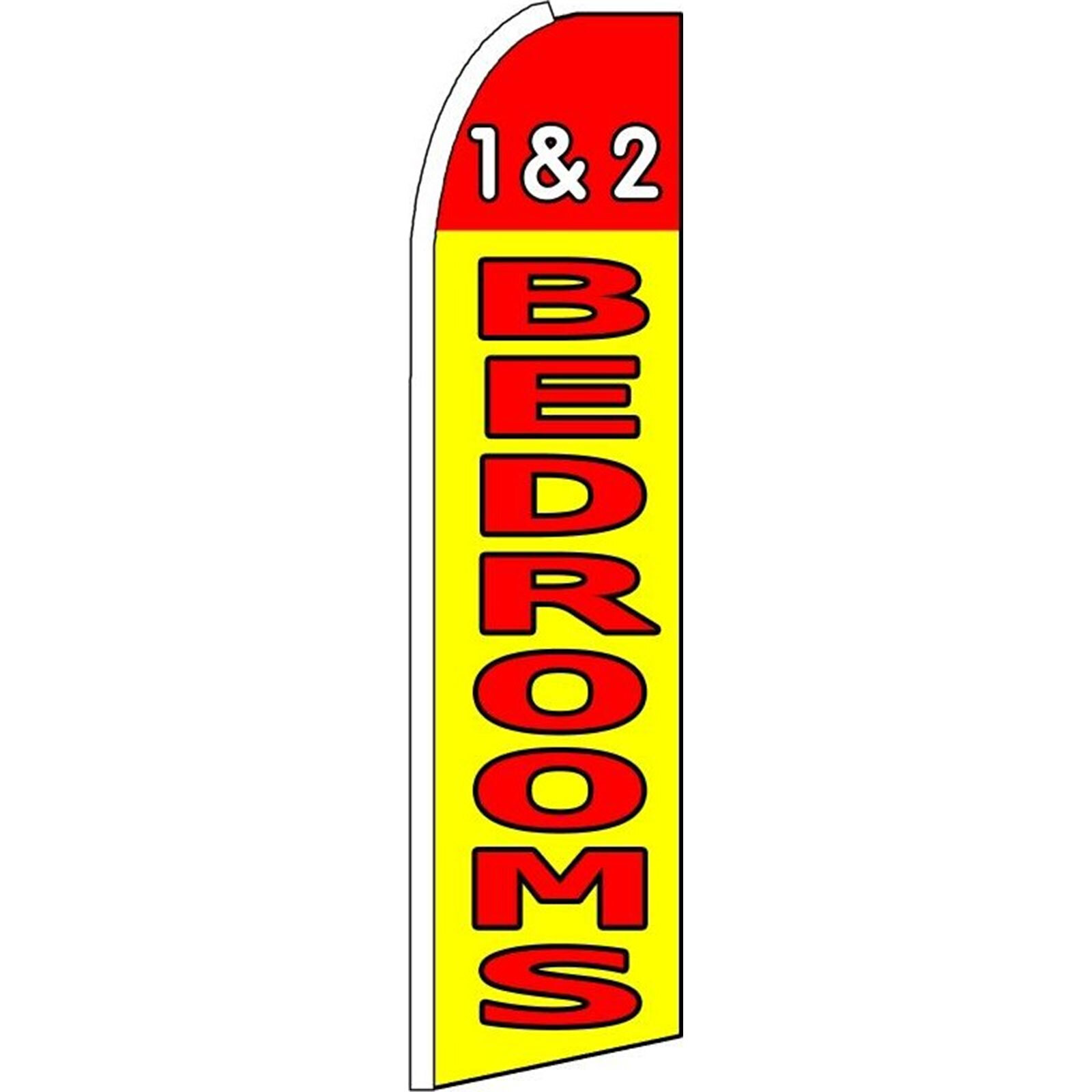 1 & 2 Bedrooms 2 1/2 ft X 11 1/2 ft Windless Flag