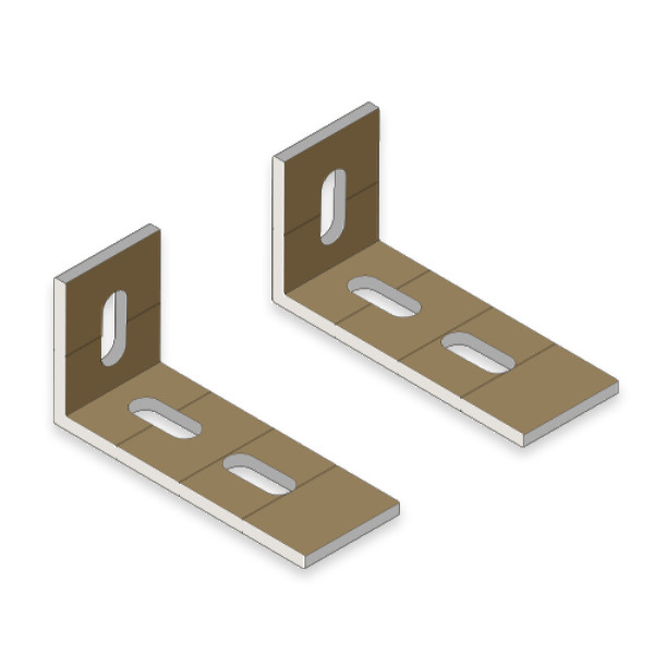 Signal-Tech 47949 UNI-TCL-PHX-SBL-TCIL Ceiling/Side Mount Bracket, 2 Pairs