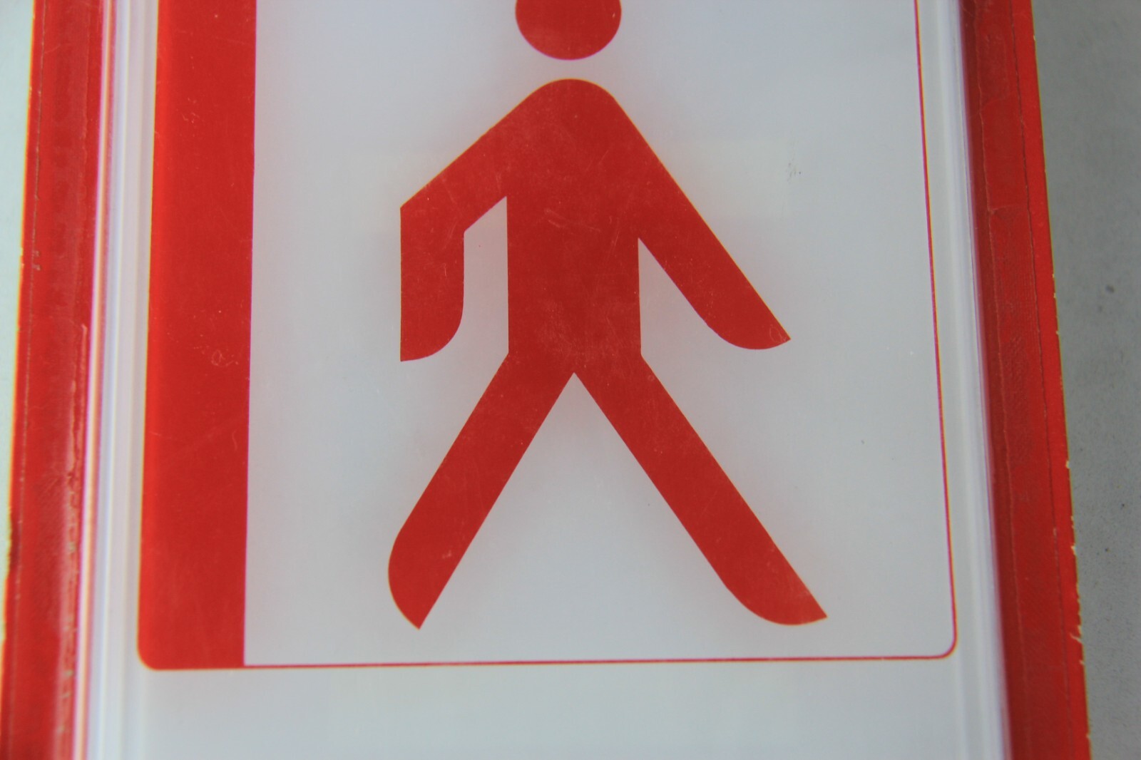Hillman 5″x7″ Plastic Self-Stick Red “EXIT” Sign