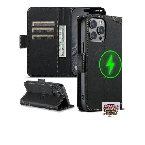 NEW JCGOOD iPhone 13 Pro Case Wallet Style MagSafe Compatible Wireless Charging