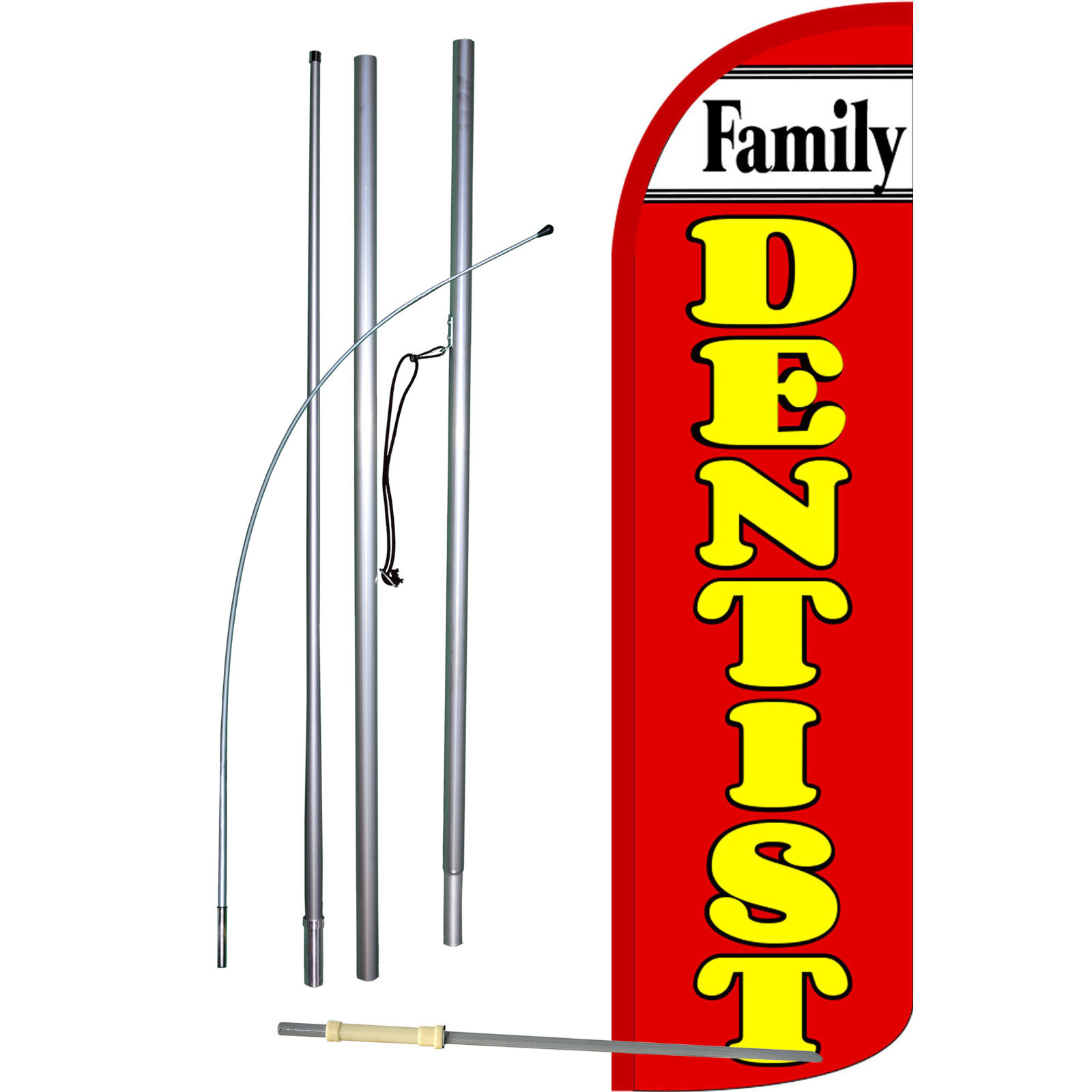 Family Dentist Complete Swooper Flag Bundle