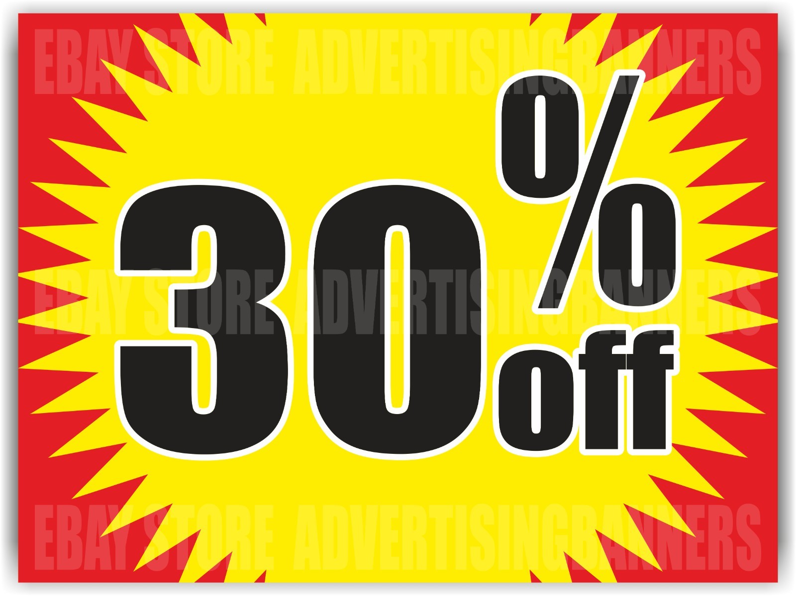 30% OFF Yard Sign with H-Stakes Lawn Sign Clearance Sale Big Discount Holiday