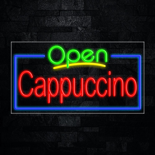 Cappuccino LED Neon Sign 33″L x 18″H #35643