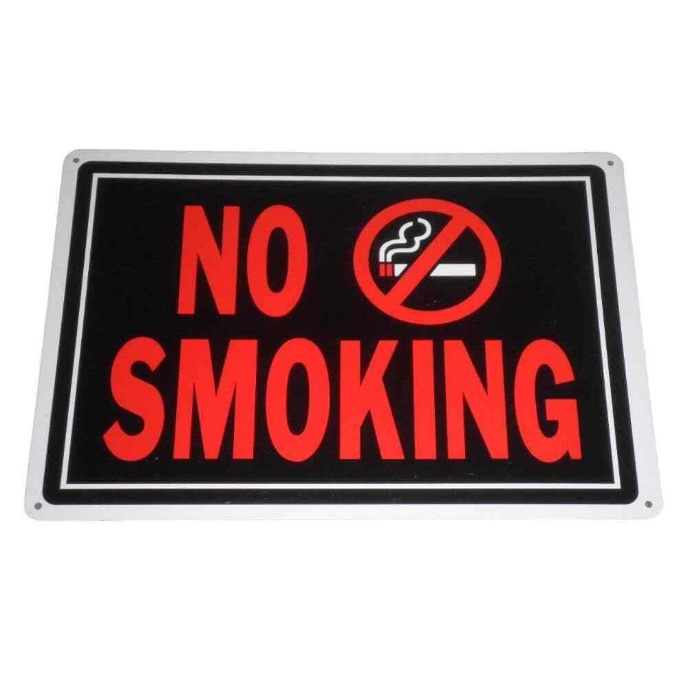 10 in. x 14 in. Aluminum No Smoking Sign – Free Shipping