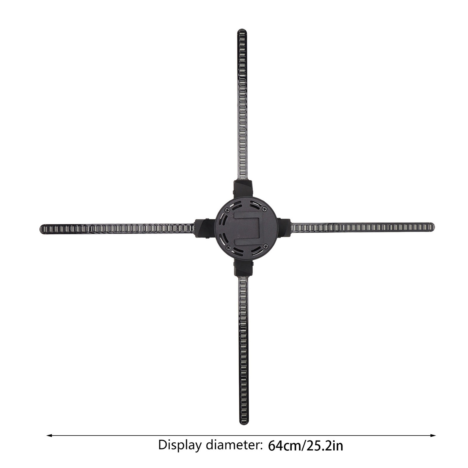 3D Hologram Fan Display 1024x768P WiFi APP Control 64cm