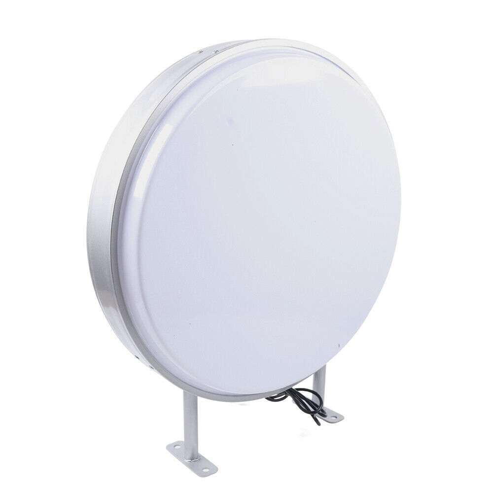 LED Light Box Round Double Sided Outdoor Advertising Illuminated Projecting Sign