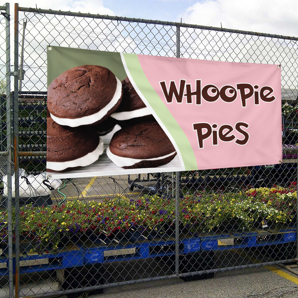 Vinyl Banner Multiple Sizes Whoopie Pies Outdoor Advertising Printing Outdoor