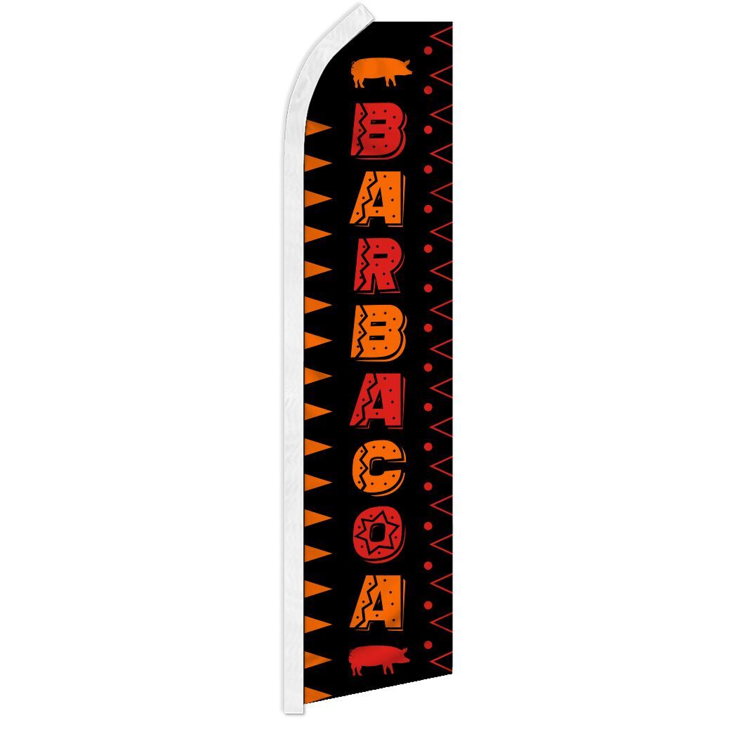 BARBACOA advertising super flag polyester banner sign *POLE NOT INCLUDED*