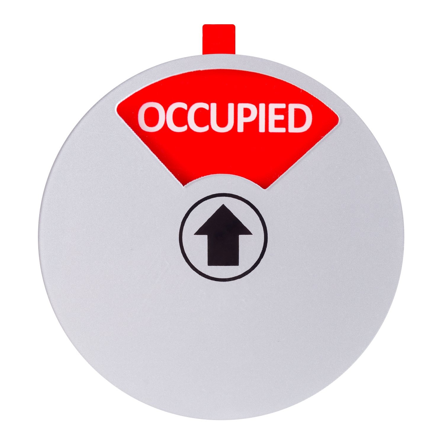 Vacant Occupied Privacy Sign for Offices or Homes 4 Inch Silver Indicator