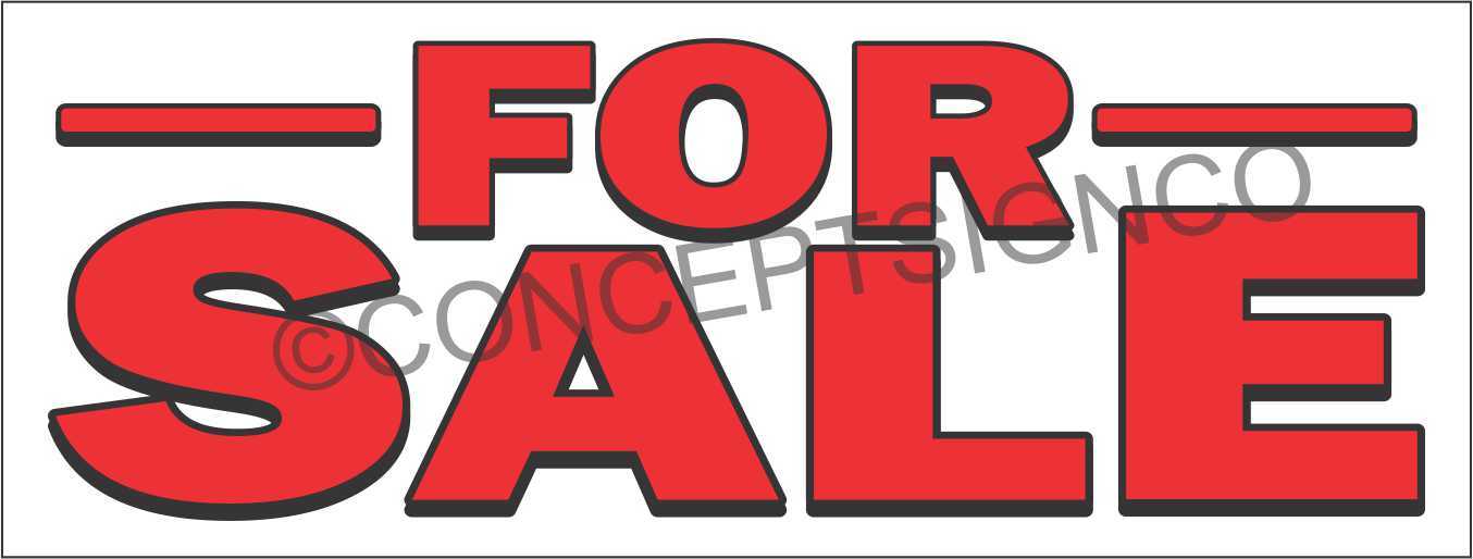 4’X10′ FOR SALE BANNER Outdoor Sign XL Boat Car House Property Land Building BIG