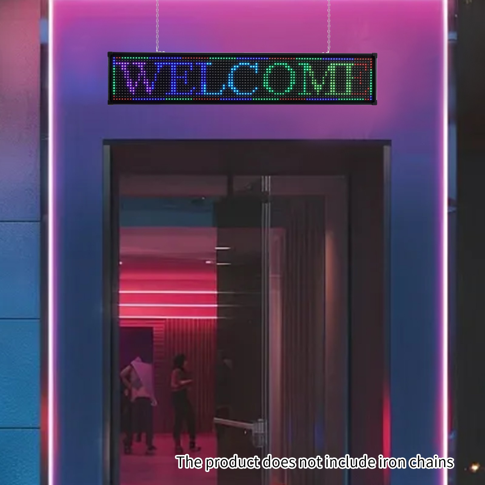 High Brightness Outdoor LED Sign Programmable Scrolling Message Display Board US