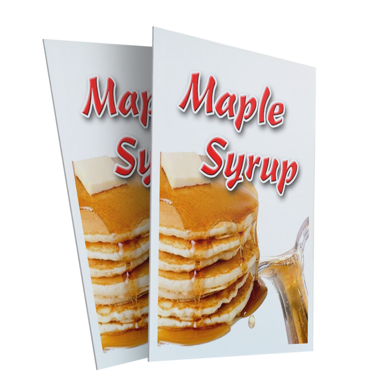 A-frame Sidewalk Maple Syrup 24″ x 36″ Double Sided A-Frame Sidewalk Sign